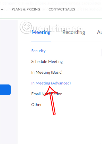 Cài đặt nâng cao 