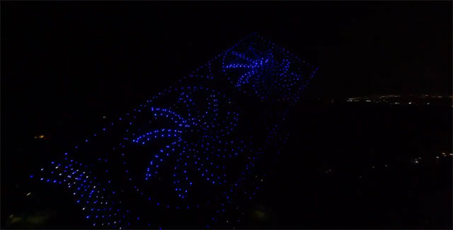 Trình diễn drone