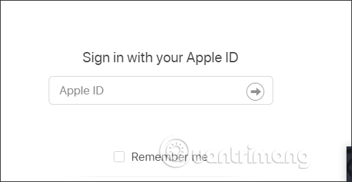 Sign in to Apple