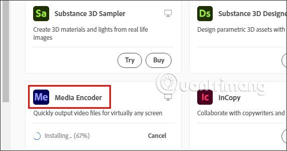 Adobe Media Encoder