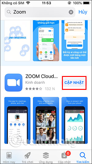 Zoom bản mới