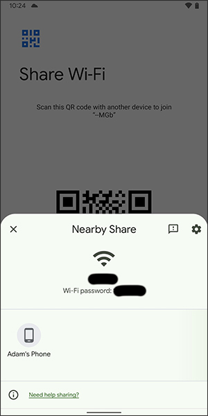 Share nearby devices