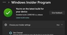 Microsoft cảnh báo các bản Windows 11 Insider Preview kênh Dev tiếp theo sẽ kém ổn định hơn