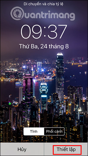 Thiết lập ảnh