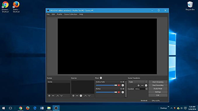 OBS Studio là công cụ chỉnh sửa và ghi màn hình miễn phí với chức năng phát trực tiếp