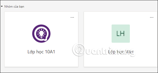 Chọn nhóm muốn xóa