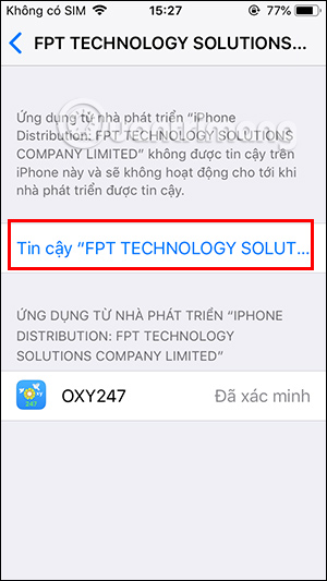 Tin cậy FPT Technology