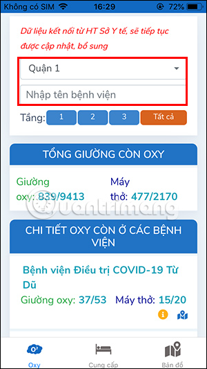 Tìm theo địa chỉ, tên bệnh viện