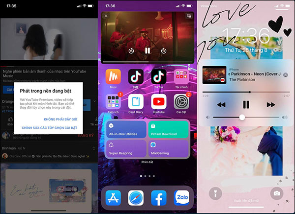 Đăng ký dùng chế độ PiP