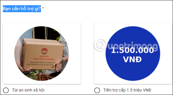 Đăng ký nhận hỗ trợ