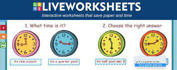 Liveworksheets là một công cụ cho phép giáo viên tạo các bài tập tương tác cho học sinh