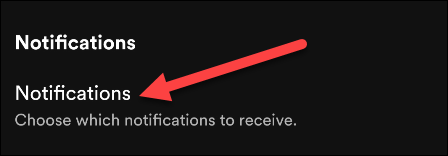 Nhấn vào mục “Notifications”