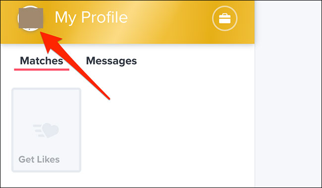 Nhấn vào biểu tượng hồ sơ