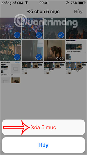 Cách xóa nhiều ảnh trên iPhone cùng lúc