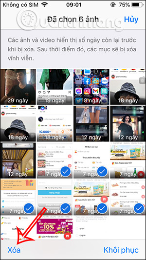 Cách xóa nhiều ảnh trên iPhone cùng lúc