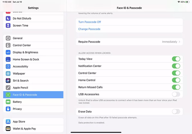 Hướng dẫn mã hóa iPad để bảo vệ dữ liệu