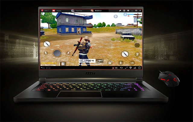 Chơi game trên laptop