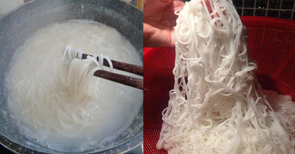 Bảo quản bún trong tủ lạnh