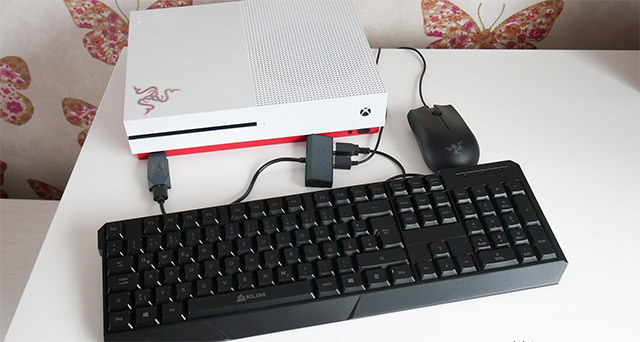 Connect mouse, keyboard to Xbox