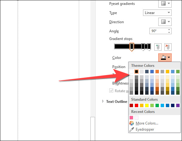 Cách tạo văn bản nhiều màu sắc trong PowerPoint - Ảnh minh hoạ 9