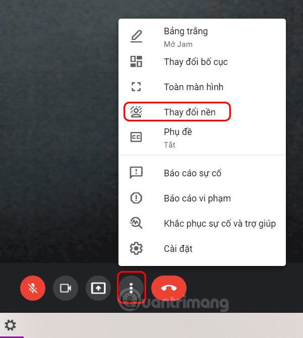Cách đổi phông nền background Google Meet  Cách thay đổi nền Google Meet