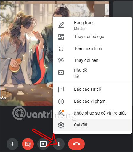 Tùy chỉnh Google Meet