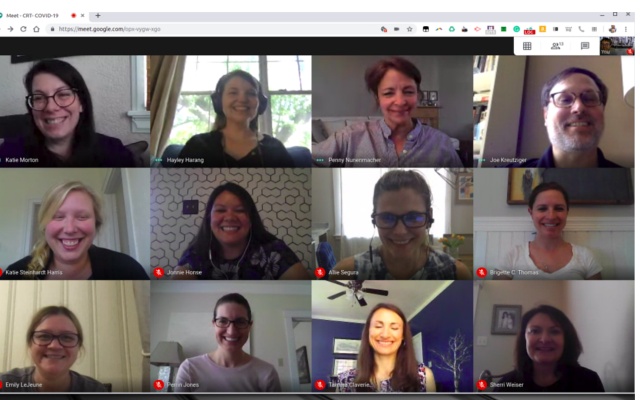 Một số tùy chọn trong Google Meet Grid View