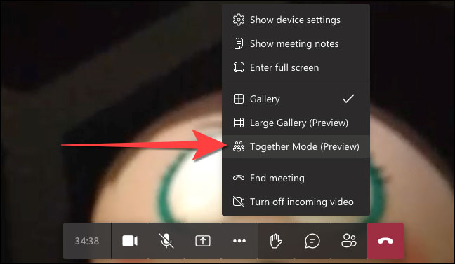 Chọn "Together Mode”