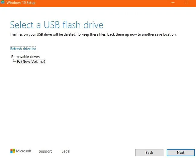 Make sure you have inserted the USB into the computer