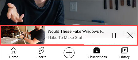 Video sẽ tiếp tục phát dưới dạng thu nhỏ