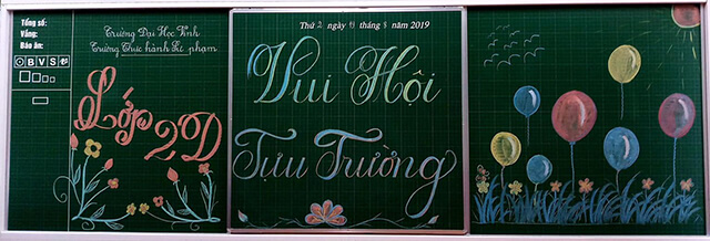 Mẫu trang trí bảng khai giảng đẹp cho thầy cô - QuanTriMang.com