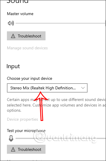 Âm thanh mặc định trên máy tính