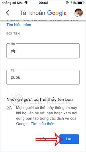 Nhập tên mới