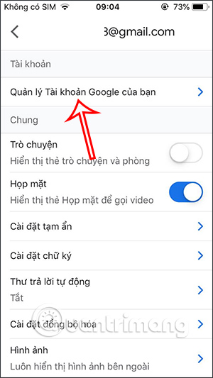 Quản lý Tài khoản Google