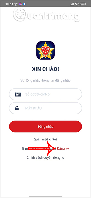 Đăng ký VNEID