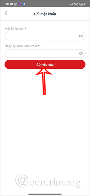 Nhập mật khẩu VNEID