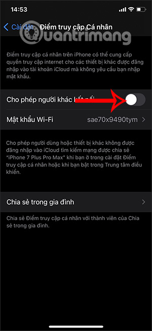 Chế độ phát WiFi 