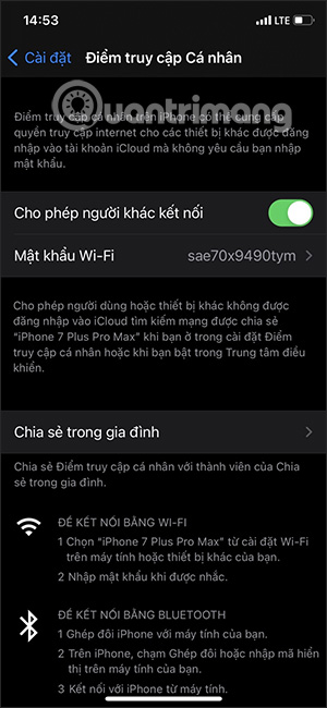 Cách tìm WiFi iPhone