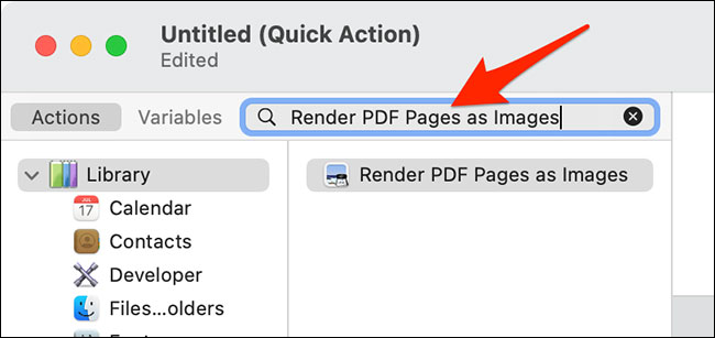Nhập “Render PDF Pages as Images”