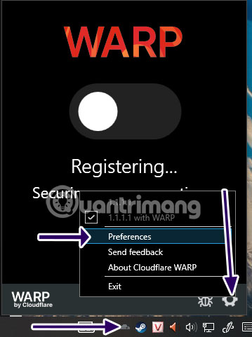 đăng ký cloudflares 1.1.1.1 +