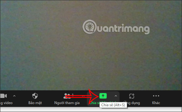 Chia sẻ màn hình trên Zoom