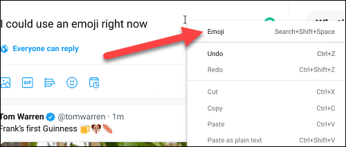 Cách sử dụng biểu tượng cảm xúc (emoji) trên Chromebook