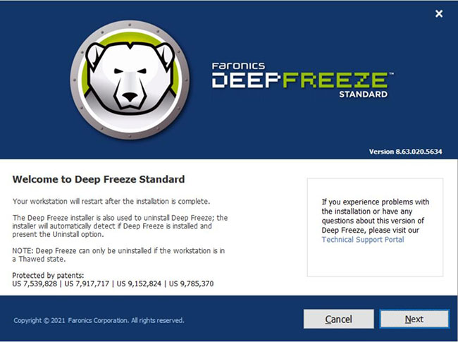 Deep Freeze Standard là một công cụ thông minh có thể bảo vệ máy tính khỏi những thay đổi không mong muốn và độc hại
