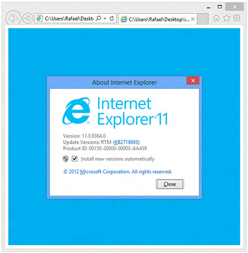 Internet Explorer 11 là phiên bản mới của trình duyệt