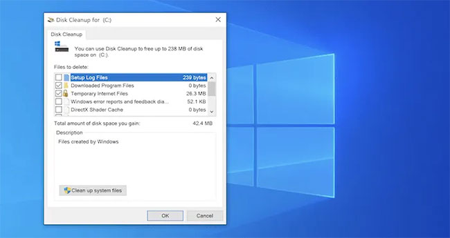 Disk Cleanup trong Windows