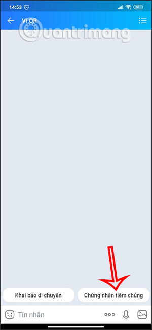 Chứng nhận tiêm chủng