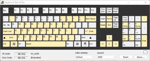 Keyboard Test Utility