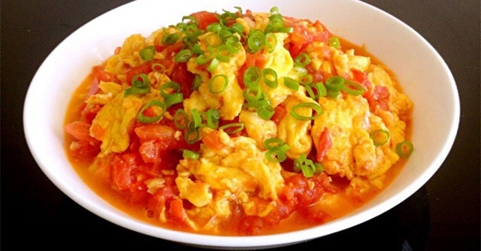Trứng chưng cà chua