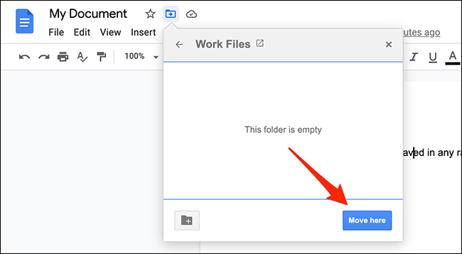 Cách tạo thư mục để chứa tài liệu trong Google Docs - Ảnh minh hoạ 5