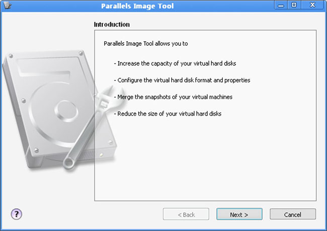 Parallels Image Tool